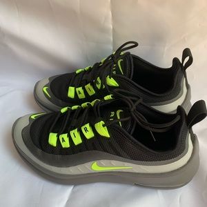 Nike Kids Sneakers Black and Neon Green